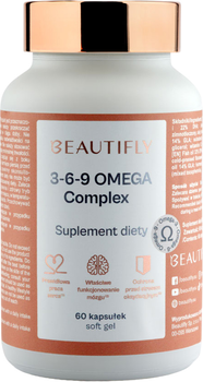 Suplement diety Beautyfly Kompleks Omega 3-6-9 60 szt (5903003702238)