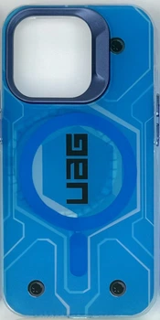Чохол iPhone 15 Pro UAG Color Magsafe blue