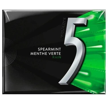 Жувальна гумка Wrigley's 5 GUM Sugar Free Chewing Gum Spearmint-Rain 15 стіків