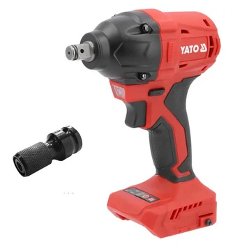 Аккумуляторный ударный гайковерт Yato YT-827792 с переходником 1/2х1/4” HEX, без акб и з/у (YT-827792)
