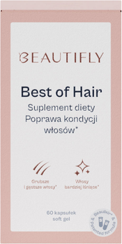 Suplement diety Beautifly Best of Hair poprawiający kondycję włosów 60 szt (5903003701125)