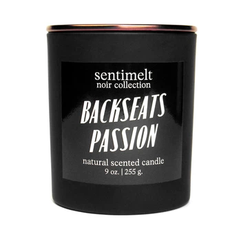 Аромасвічка із соєвого воску з дерев'яним ґнотом SENTIMELT BACKSEATS PASSION 255 г (SM540BSP)