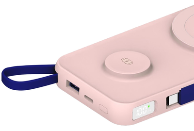 УМБ 3MK PastelUp 10000 mAh 22.5W Pink (5903108583213)