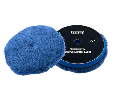 Полірувальний круг з шерсті середньої жорсткості SGCB Wool Polishing Pad Ø150 mm