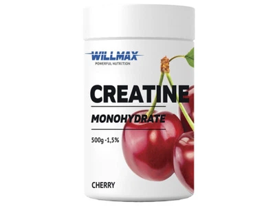 Креатин Willmax Creatine Monohydrate 500 грамм Вкус Вишня
