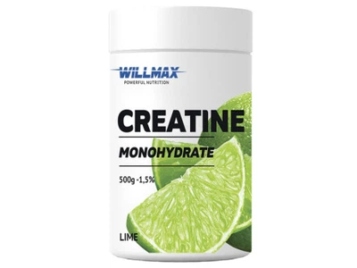 Креатин Willmax Creatine Monohydrate 500 грамм Вкус Лайм