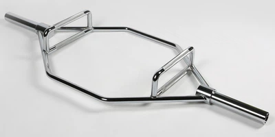 Гриф шестиугольный (треп-гриф) Rebar Trap Bar, 27 кг (хромированный), RE-TB-27-CH