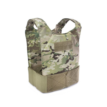 Плитоноска WAS CPC PCR Covert Plate Carrier с разгрузкой Pathfinder Chest Rig Мультикам