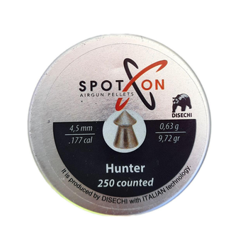 Кулі Spoton Hunter 4.5 мм, 0.63 г, 250 шт