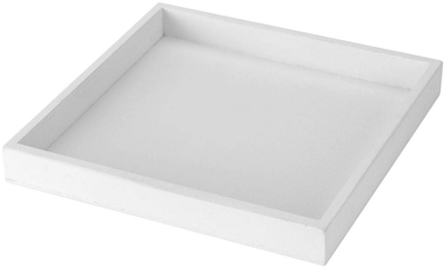 Taca śniadaniowa Home & Styling Collection Tray White drewniana biała (8718158695291)