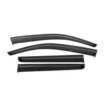 Дефлекторы окон (ветровики) на Nissan NP300/Nissan Navara/Volkswagen Amarok (1999-2022) 4 шт. SUNPLEX, sp-s-91