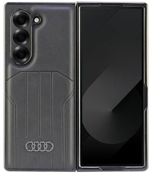 Панель Audi Synthetic Leather з MagSafe для Samsung Galaxy Z Fold 6 Black (6955250228282)