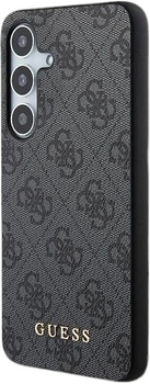 Etui Guess Hardcase 4G Metal Gold Logo do Samsung Galaxy A55 A556 Black (GUOHCSA55G4GFGR)