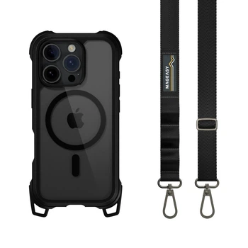 Чехол Switcheasy Odyssey Strap M черный для iPhone 16 Pro (MPH66P257LB24)
