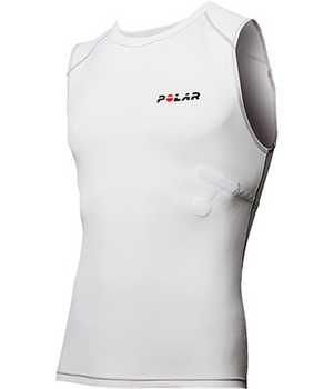 Майка компресійна з електродами Polar Team Pro Shirt (білий), PL-91081610-L