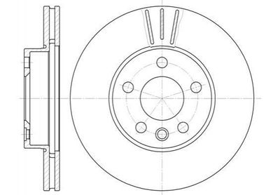 Тормозные диски WOKING D649610 Ford Galaxy; Volkswagen Sharan 1001093, 1045994, 1143641