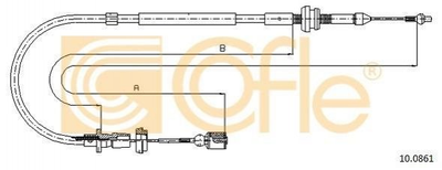 Тросик газу COFLE 100861 Volkswagen Golf, Vento; Seat Ibiza, Cordoba 1H0721555D