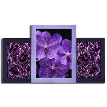 Деревянный коллаж на 3 фото Violetto