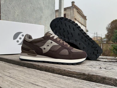 Кроссовки мужские Saucony Shadow Original S2108-885 46.5 30 см Brown коричневые (11111733)