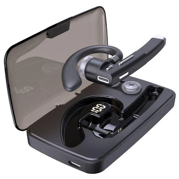 Bluetooth гарнитура YYK-520 Black Bluetooth 5.0 с кейсом