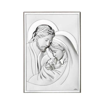Серебряная икона Святое Семейство (18 х 24 см) Valentі SOV 885 5L