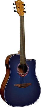 Електроакустична гітара Lag Tramontane Special Edition T-BLUE-DCE (Blue Burst)