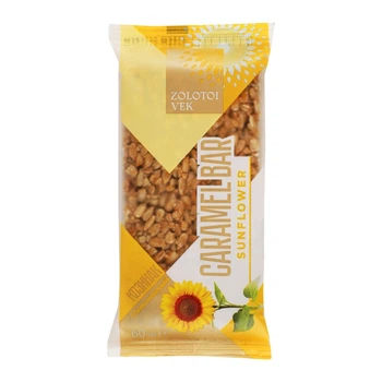Козинак Zolotoi Vek Caramel Bar Sunflower соняшникова 60 г (4820026707013)
