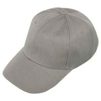 Кепка бейсболка однотонна сіра SP-Sport Classic 3423 Grey