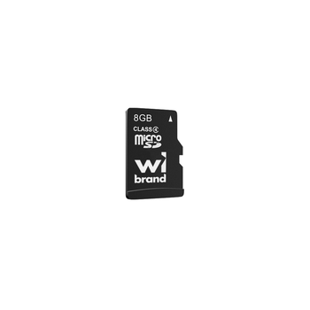 Карта памяти Wibrand microSDHC 8GB Class 4 (WICDC4/8GB) Black
