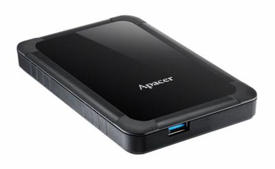 Зовнішній Жорсткий диск PHD External 2.5'' Apacer USB 3.1 AC532 1TB Black AP1TBAC532B-1