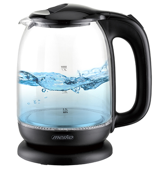 Чайник Mesko MS 1302 black 1.7 L: елегантний стиль для насолоди кожною чашкою чаю