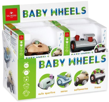 Набір транспортних засобів Dal Negro Baby Wheels 8 шт (8001097540327)