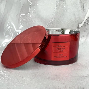 Ароматическая свеча Aromatheraphy Home Pepco Premium Edition Fields of Love с крышкой (цитрусовые)