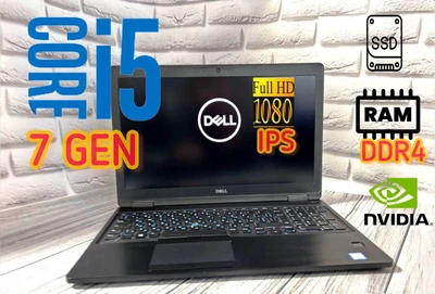 Ноутбук Dell Latitude 5580 / 15.6" (1920x1080) IPS / Intel Core i5-7 Gen / 16 GB DDR4 / 512 GB SSD / nVIDIA/ Web-cam / HDMI б/у