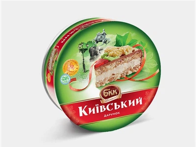 Торт БКК «Київський дарунок» з арахісом, 850г