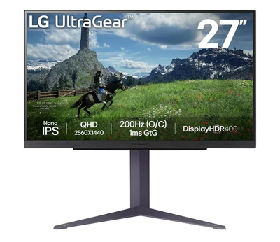 Монитор LG UltraGear 27GS85Q-B (27GS85Q-B.AEU) EU