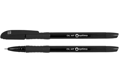 Ручка масляная OPTIMA OIL HIT 0,5 мм черная, O15630-01