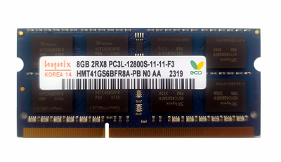 Пам'ять для ноутбуків SK Hynix 8 GB SO-DIMM DDR3L 1600 MHz (HMT41GS6BFR8A-PB)