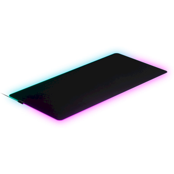 Игровая поверхность SteelSeries QcK Prism 3XL Cloth Etail 120х59см с подсветкой Черный (63512)
