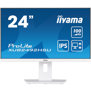 Монитор IIYAMA ProLite 24" IPS FullHD FreeSync White (XUB2492HSU-W6)