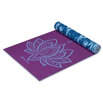 Коврик для йоги GAIAM PREMIUM Yoga Mat 6мм 170х60см - Purple Lotus