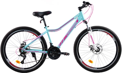 Велосипед Crossride Molly lady 26" 13" 2023 Бирюзовый (02251-Б-13)