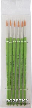 Набор кистей ZiBi из синтетики №6 6 шт (ZB.6932SR-6)