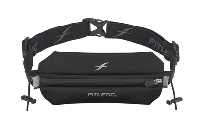 Сумка на пояс для бега Fitletic Neo I Race Belt, FL-N01R-01-BK/BK (черный/черный)