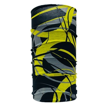 Шарф-труба Fitletic Multi Scarf Headwear, FL-MSF-DNA01-BY (черный/желтый)