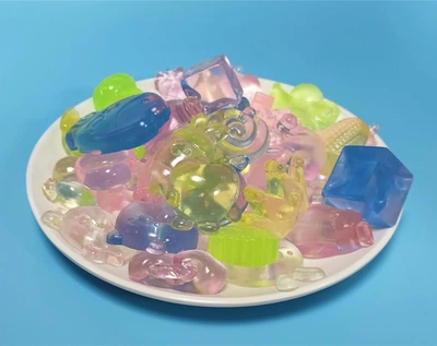 Антистрес Сквіші Squishies - желейки Crystal Series - 10 шт
