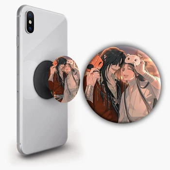 Держатель для телефона PopSockets Аниме Благословение небожителей #06 Черный