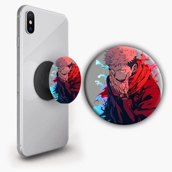 Держатель для телефона PopSockets Аниме Магическая битва #06 Черный