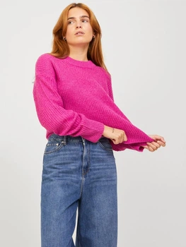 Джемпер JJXX Ember Fluffy Crew Neck Knit Фуксія S 12200506