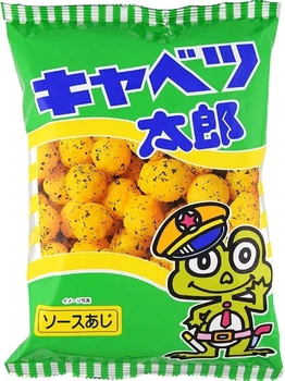 Японские снеки Yaokin Cabbage Taro Corn Puff Snack 90 г